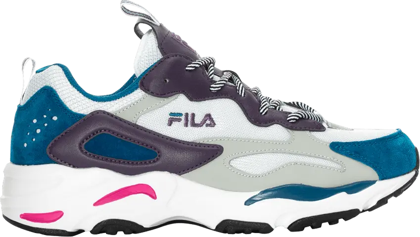  Fila Wmns Ray Tracer &#039;White Ink Blue Purple&#039;