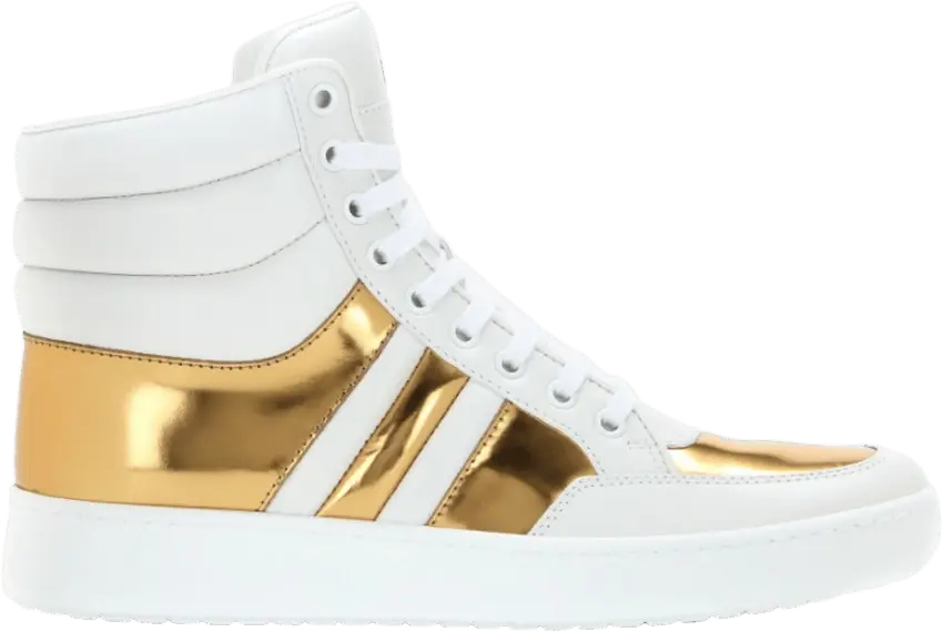  Gucci Signature Padded Leather High &#039;White Gold&#039;
