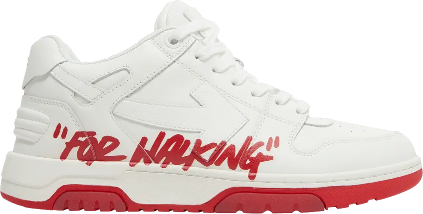  Off-White Out of Office Low &#039;For Walking - White Red&#039; 2022