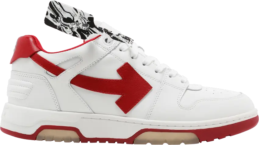  Off-White Out of Office Low &#039;White Red&#039;