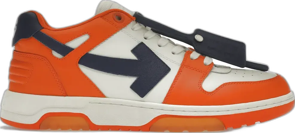 Off-White OFF-WHITE Out Of Office OOO Low Tops White Orange Blue