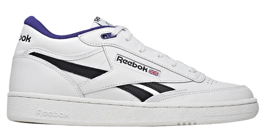  Reebok Club C Mid 2 Revenge &#039;Chalk Bold Purple&#039;