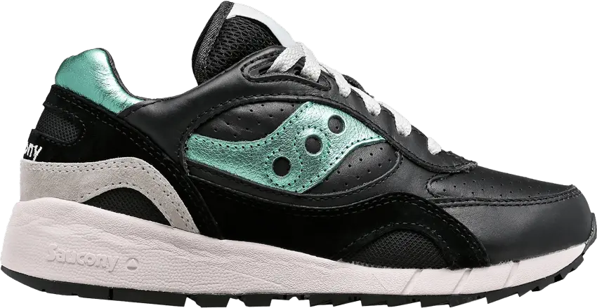  Saucony Shadow 6000 Black Metallic Aquamarine (Women&#039;s)