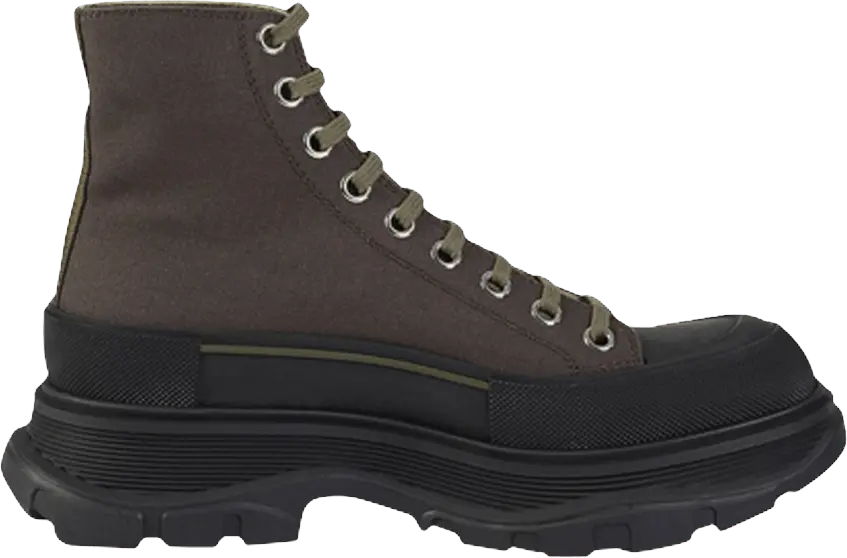  Alexander Mcqueen Alexander McQueen Tread Slick Boots &#039;Brown Khaki&#039;