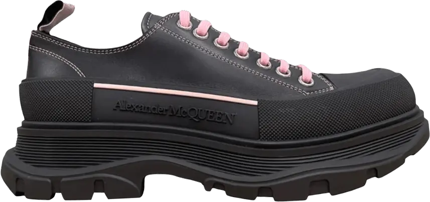  Alexander Mcqueen Alexander McQueen Tread Slick Lace-Up &#039;Black Pink&#039;