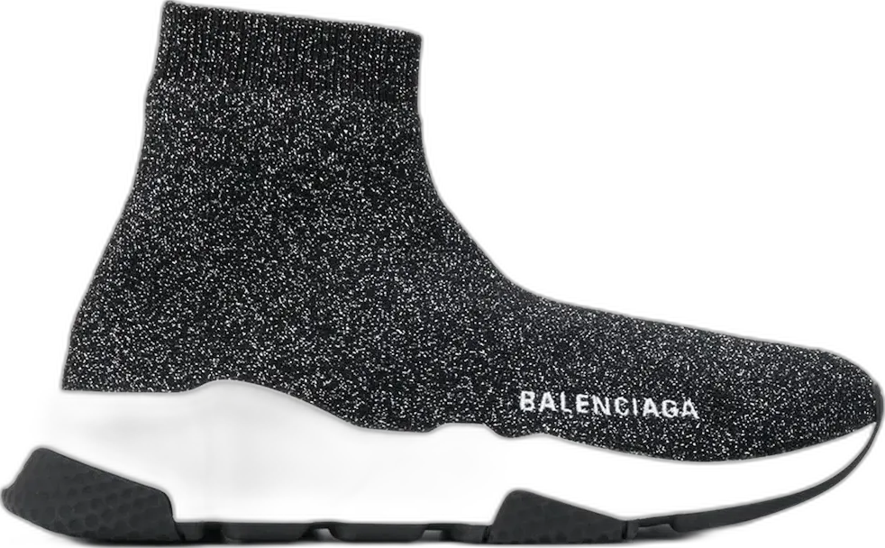 Balenciaga Speed Trainer Black Glitter (Women&#039;s)