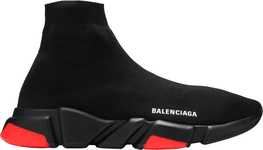  Balenciaga Speed Trainer Black Red 2021