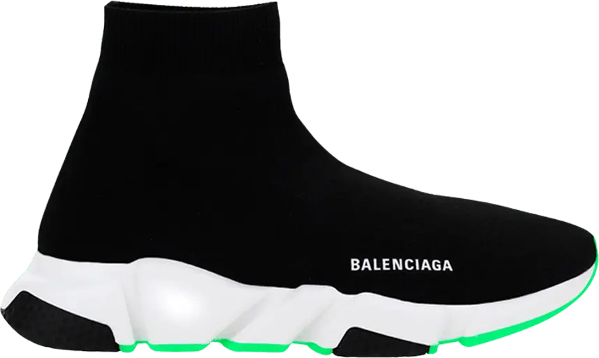  Balenciaga Speed Trainer Fluo Green Sole