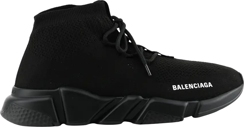  Balenciaga Speed Trainer Lace-Up &#039;Triple Black&#039;