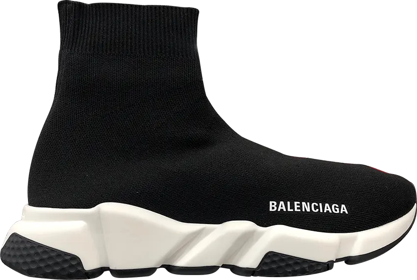  Balenciaga Speed Trainer Mid &#039;Black&#039; 2018