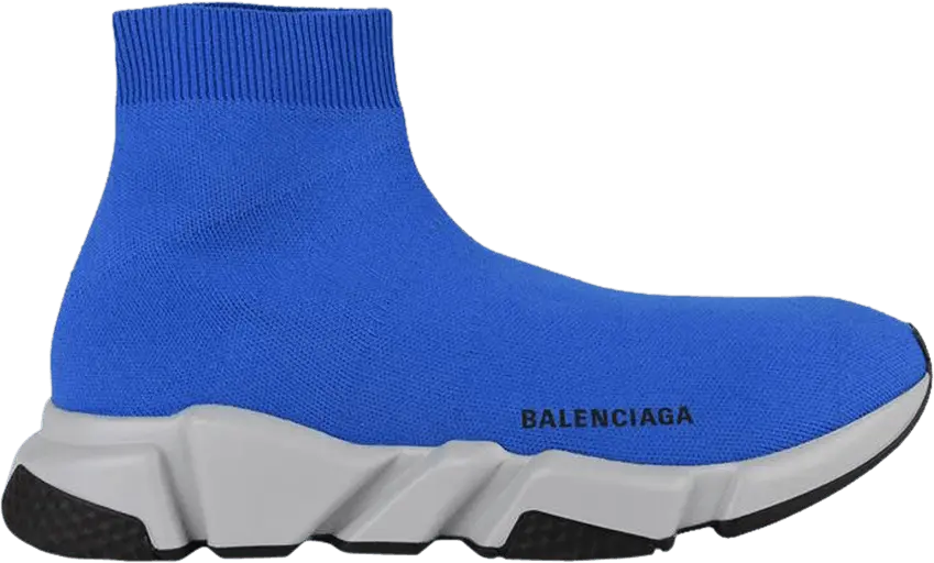  Balenciaga Speed Trainer Mid &#039;Blue&#039;