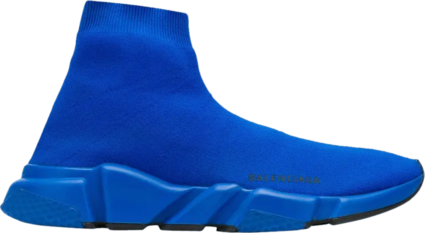  Balenciaga Speed Trainer Mid &#039;Electric Blue&#039;