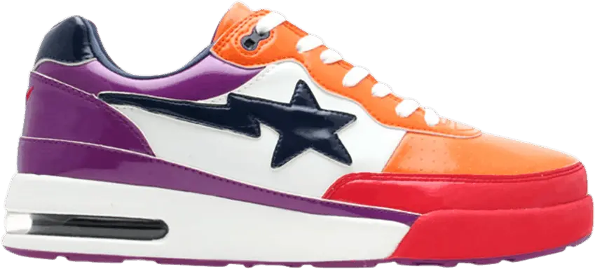  Bape Roadsta FS-034 Low &#039;Orange Purple&#039;
