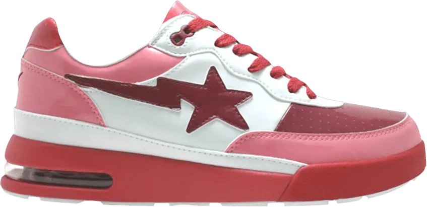  Bape Roadsta FS-034 Low &#039;Red White&#039;