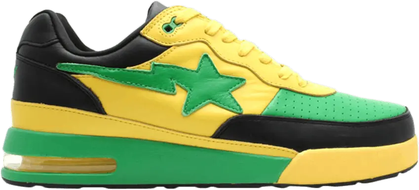  Bape Roadsta FS-034 Low &#039;Yellow Green Black&#039;