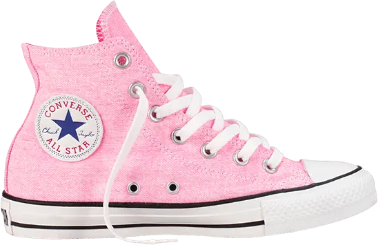 Converse Chuck Taylor All Star Hi &#039;Washed Neon Pink&#039;