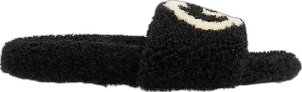  Gucci Slide Interlocking G Wool Black (W)