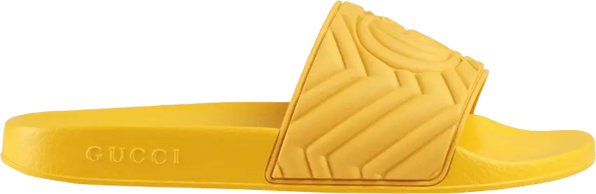  Gucci Slide Matelasse Yellow