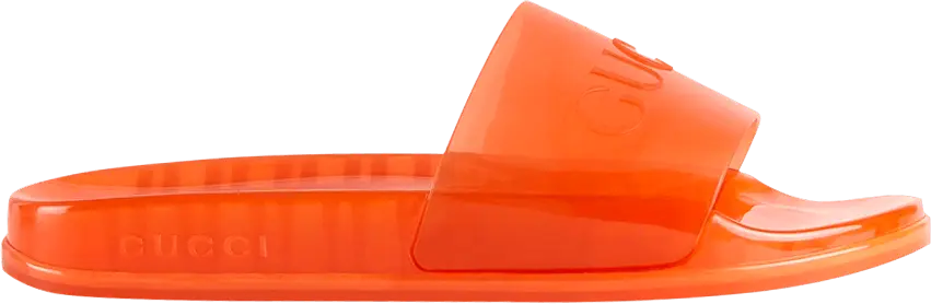  Gucci Slide Sandal &#039;Transparent Orange&#039;