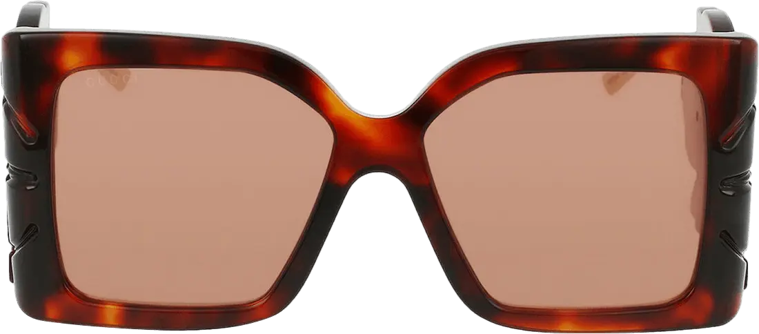  Gucci Square Frame Sunglasses &#039;Red&#039;