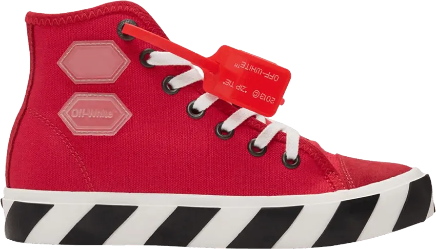 Off-White Vulc High &#039;Red&#039;