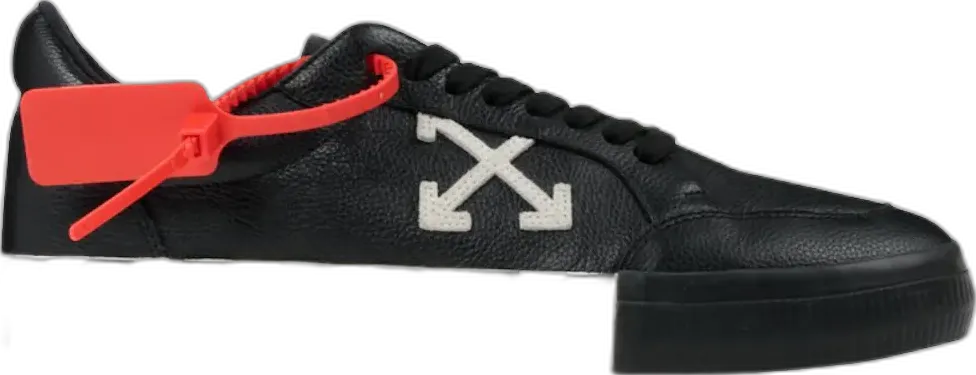  Off-White OFF-WHITE Vulc Low Black Leather FW19