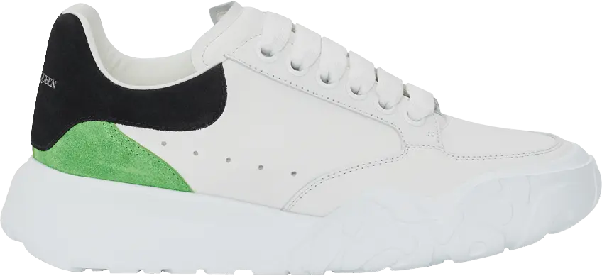  Alexander Mcqueen Alexander McQueen Wmns Court Trainer &#039;White Black Green&#039;