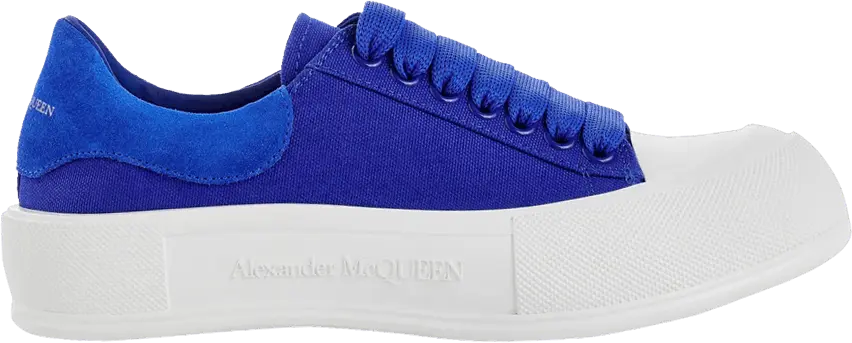 Alexander Mcqueen Alexander McQueen Wmns Deck Lace-Up Plimsoll &#039;Blue&#039;