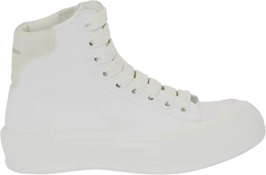  Alexander Mcqueen Alexander McQueen Wmns Deck Plimsoll High &#039;White&#039;