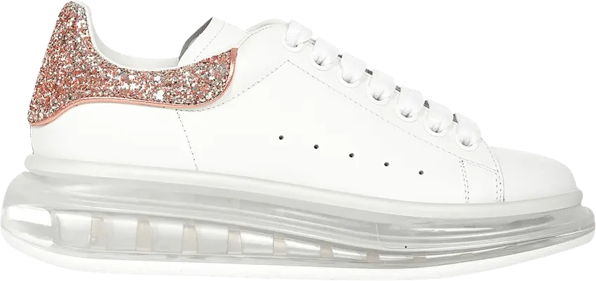  Alexander Mcqueen Alexander McQueen Wmns Oversized Sneaker &#039;Clear Sole - Pink Glitter&#039;