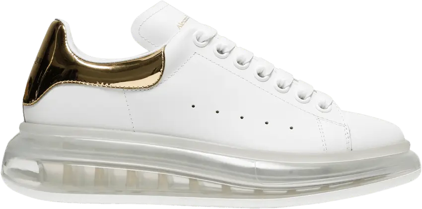  Alexander Mcqueen Alexander McQueen Wmns Oversized Sneaker &#039;Clear Sole - White Gold&#039;