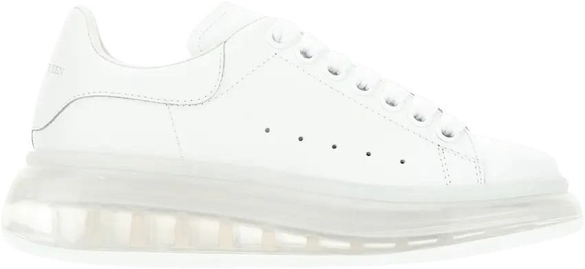  Alexander Mcqueen Alexander McQueen Wmns Oversized Sneaker &#039;Clear Sole - White&#039;