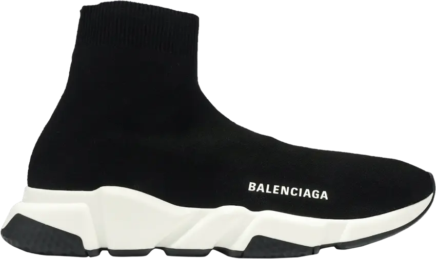  Balenciaga Speed Trainer White Black 2019 (Women&#039;s)