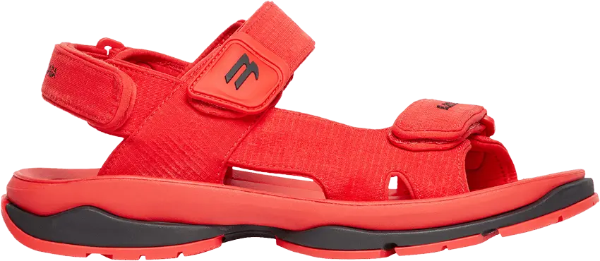  Balenciaga Tourist Sandal &#039;Red&#039;