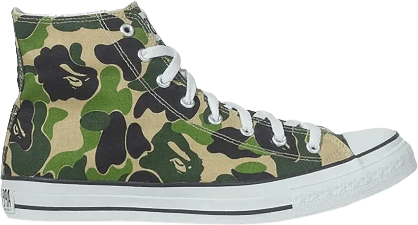  Wmns Bapesta High &#039;ABC Camo - Green&#039;