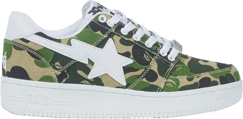  Wmns Bapesta Low &#039;ABC Camo - Green&#039;