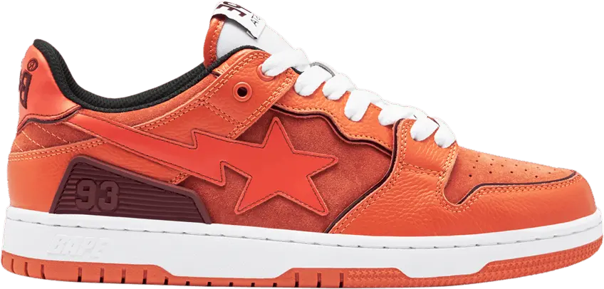  Bape Wmns Sk8 Sta #2 L &#039;Orange&#039;