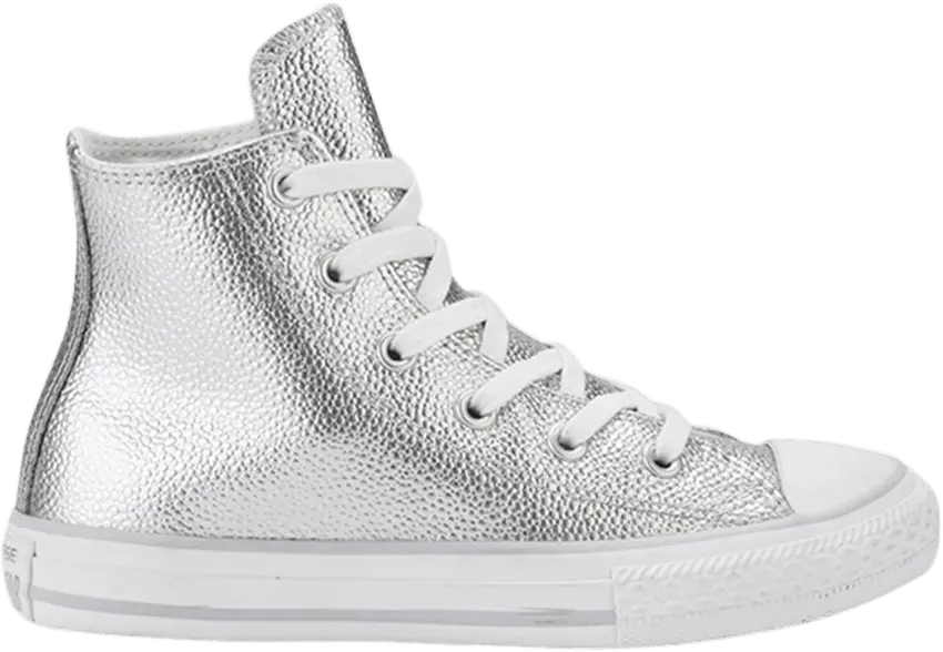  Converse Chuck Taylor All Star Hi GS &#039;Pure Silver&#039;