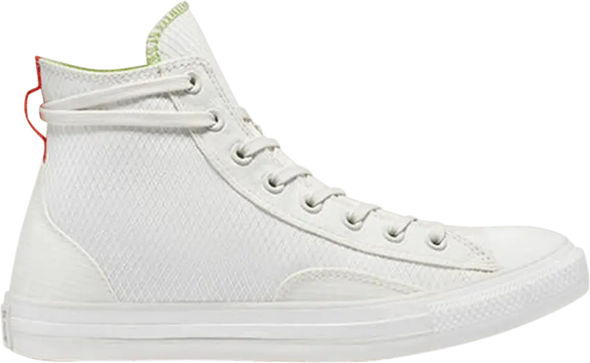  Converse Chuck Taylor All Star High &#039;Court Daze - White Bold Wasabi&#039;