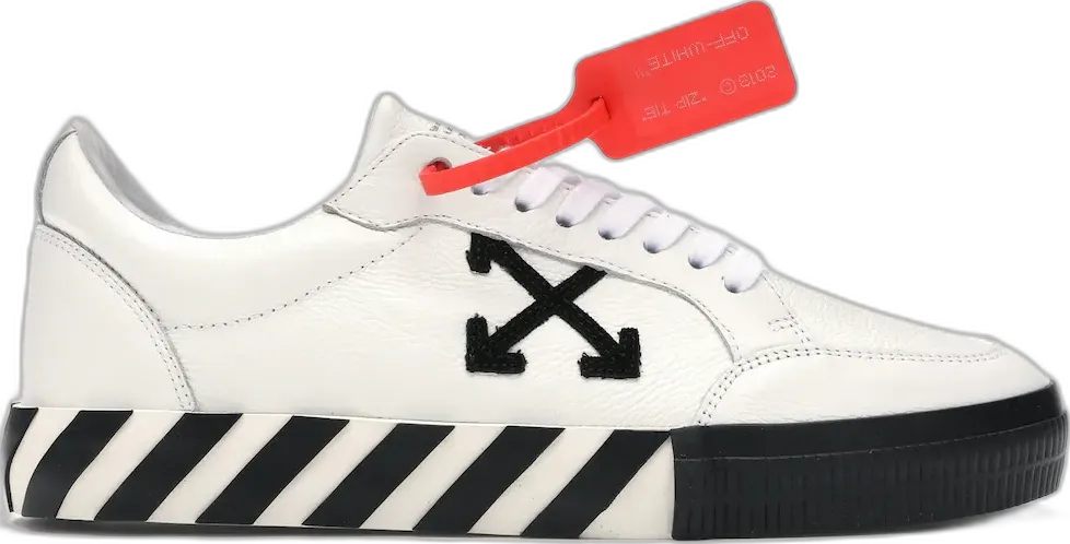  Off-White OFF-WHITE Vulc Low White Leather FW19