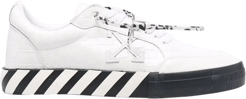  Off-White Vulc Sneaker &#039;Croco - White&#039;