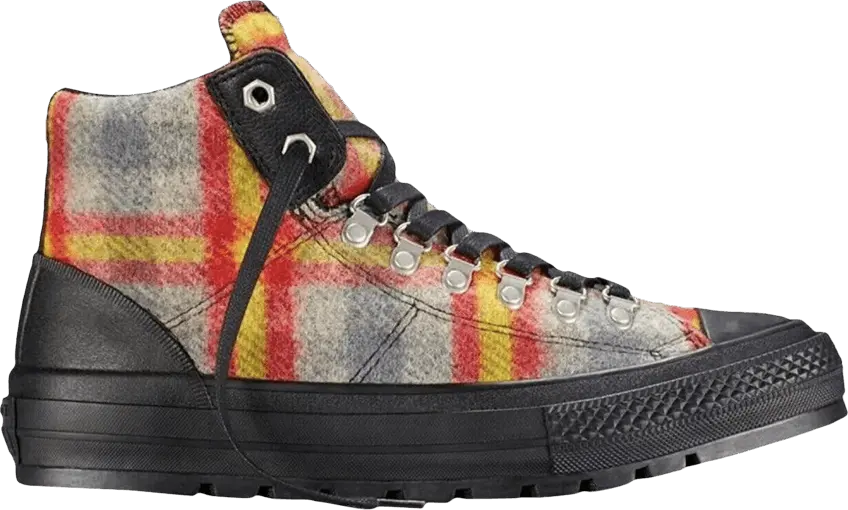  Converse Woolrich x Chuck Taylor All Star Street Hiker High &#039;Casino Plaid&#039;