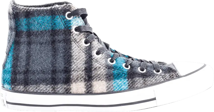  Converse Woolrich x Chuck Taylor All Star Hi &#039;Black Turquoise&#039;