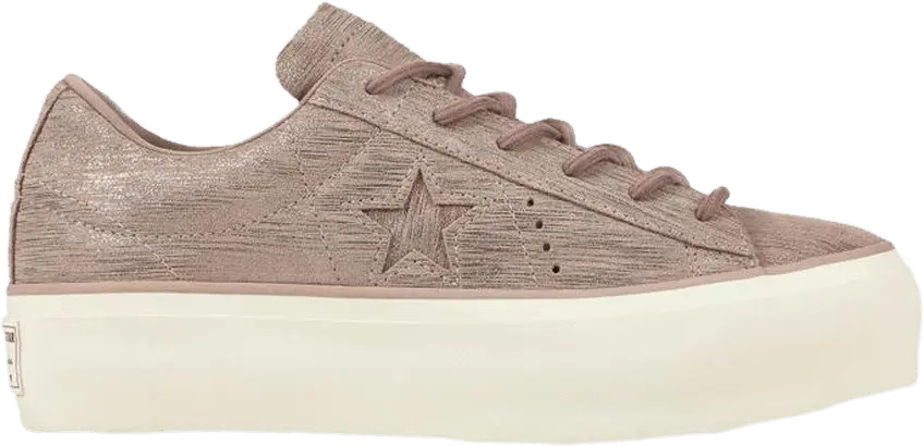  Converse Wmns One Star Platform Low &#039;Diffused Taupe&#039;