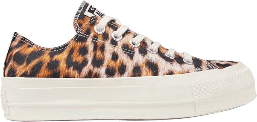  Converse Wmns Chuck Taylor All Star Wild Lift Low &#039;Leopard&#039;