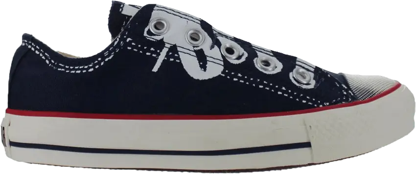  Converse Wmns Chuck Taylor All Star Slip Ox &#039;Navy Red White&#039;