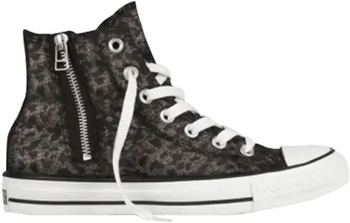  Converse Wmns Chuck Taylor All Star Side Zip Hi Top &#039;Leopard&#039;