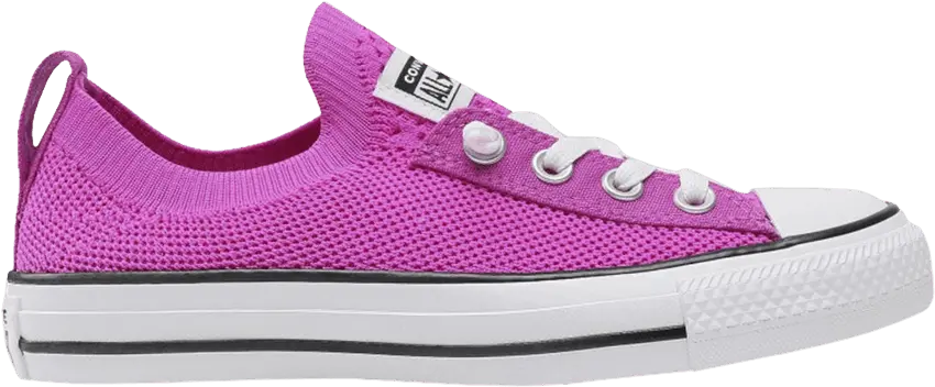  Converse Wmns Chuck Taylor All Star Shoreline Knit Slip-On &#039;Hyper Magenta&#039;