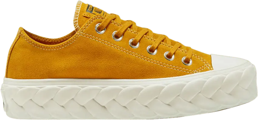  Converse Wmns Chuck Taylor All Star Platform Low &#039;Runway Cable - Saffron Yellow&#039;