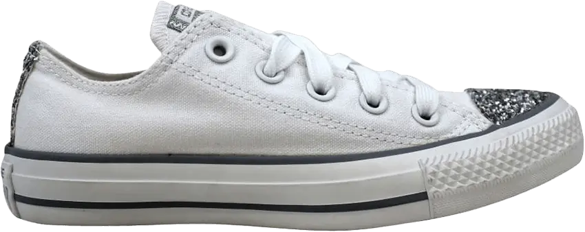  Converse Wmns Chuck Taylor All Star Ox &#039;White Sparkle&#039;